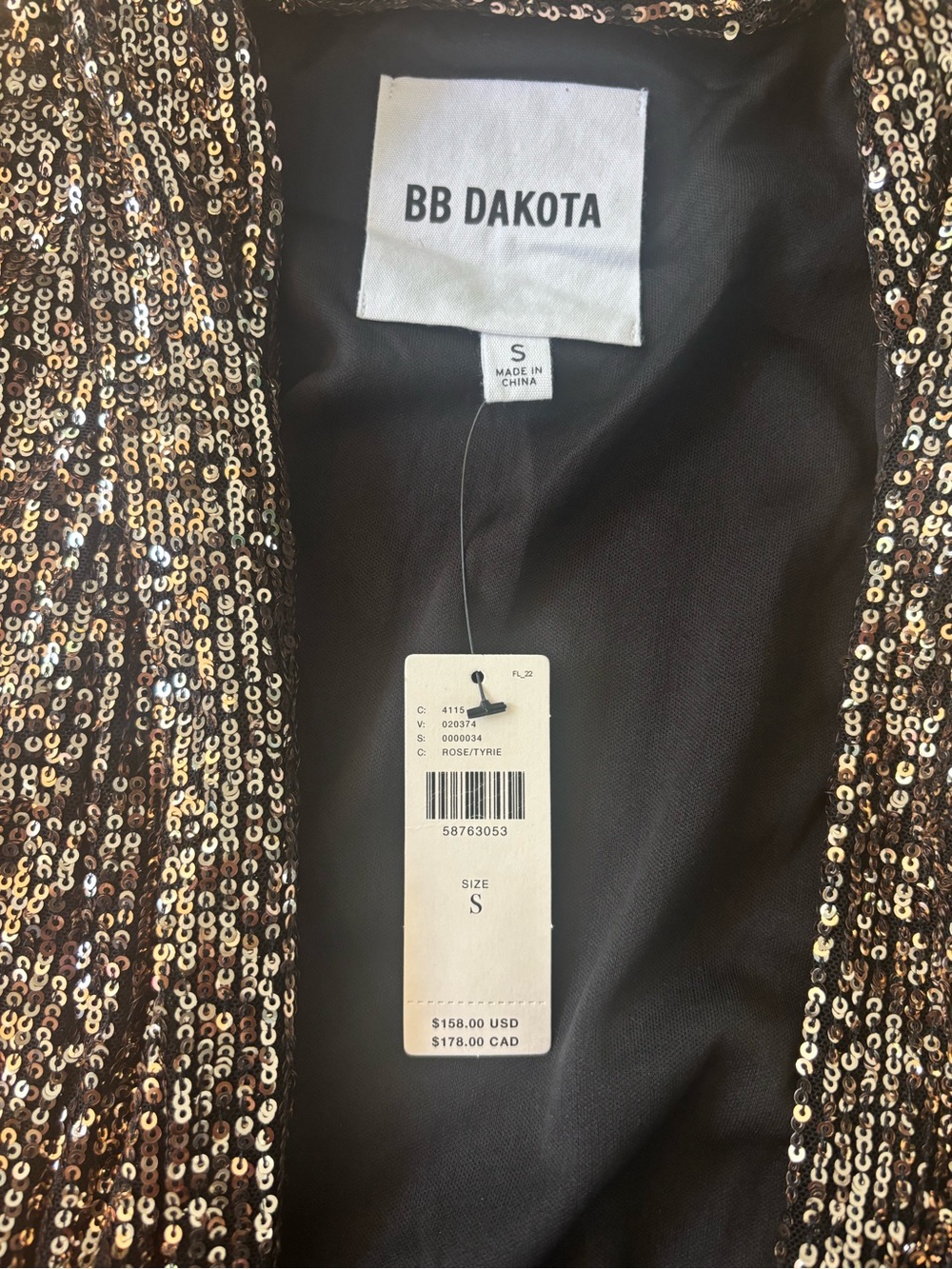 Anthropologie Dulcinea Sequin Duster - Picture 2 of 6